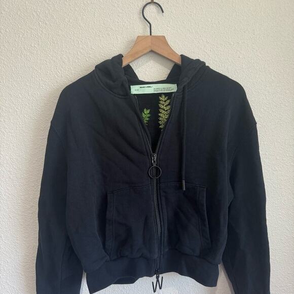 Off-White c/o Virgil Abloh Women's Small Butterfly Insect Embroidered Jacket - Picture 4 of 16